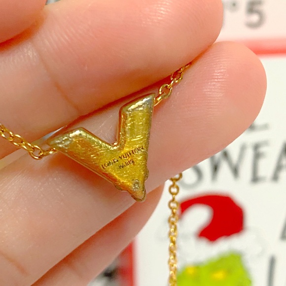 Louis Vuitton Essential V Gold Tone Bracelet - Picture 13 of 13